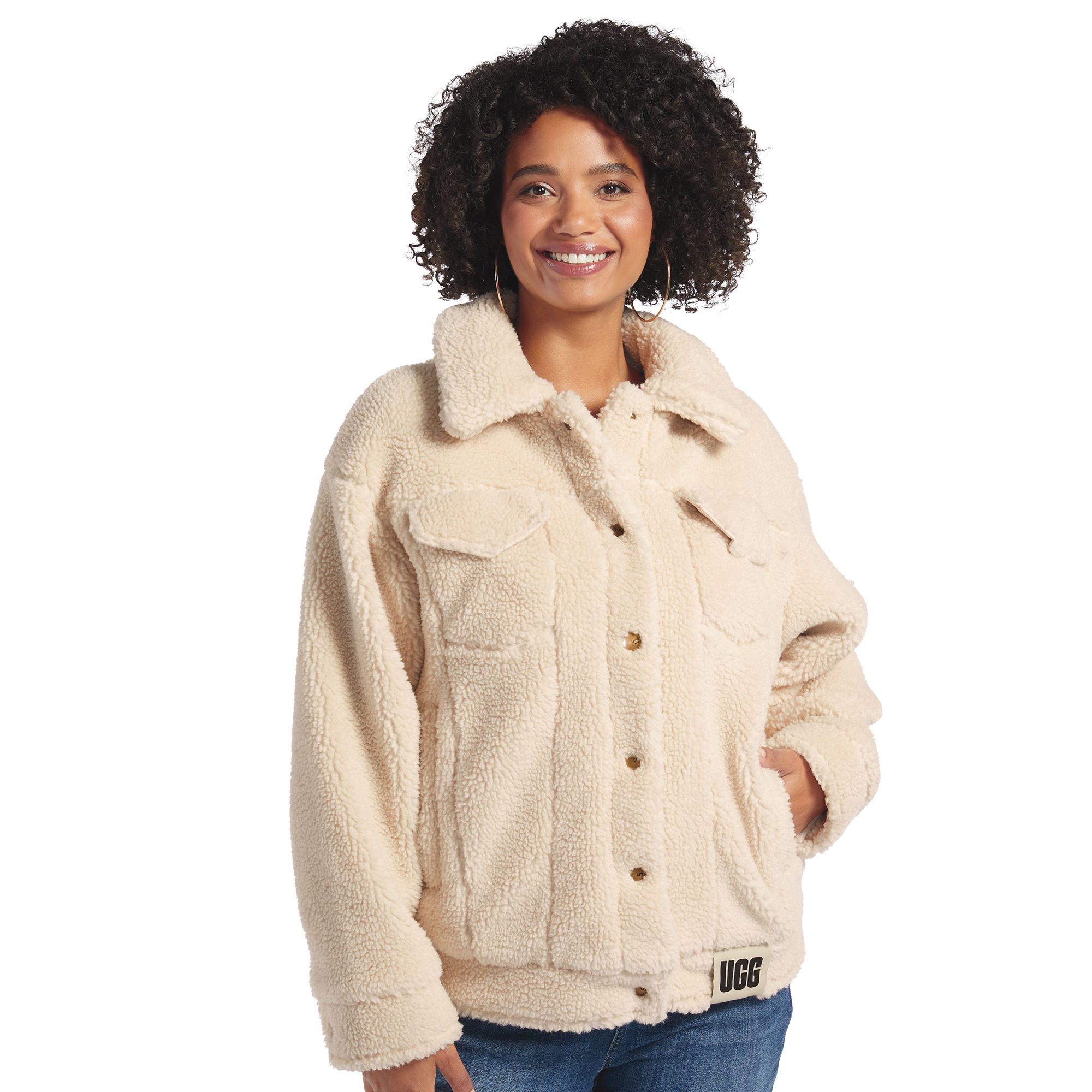 UGG® Women's Frankie Sherpa Trucker Jacket | Masseys