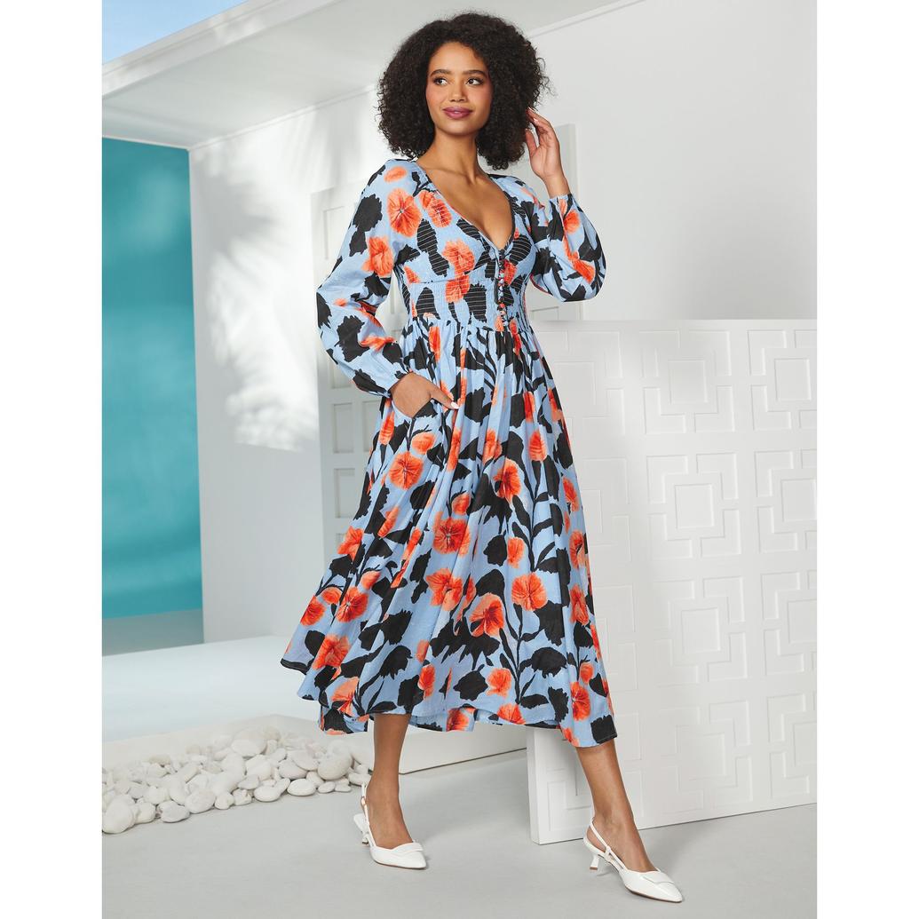long sleeve maxi dress plus size Organic Cotton - Black shoulder 18.1 in Lantern Sleeve Maxi Dress: Plus Every time I