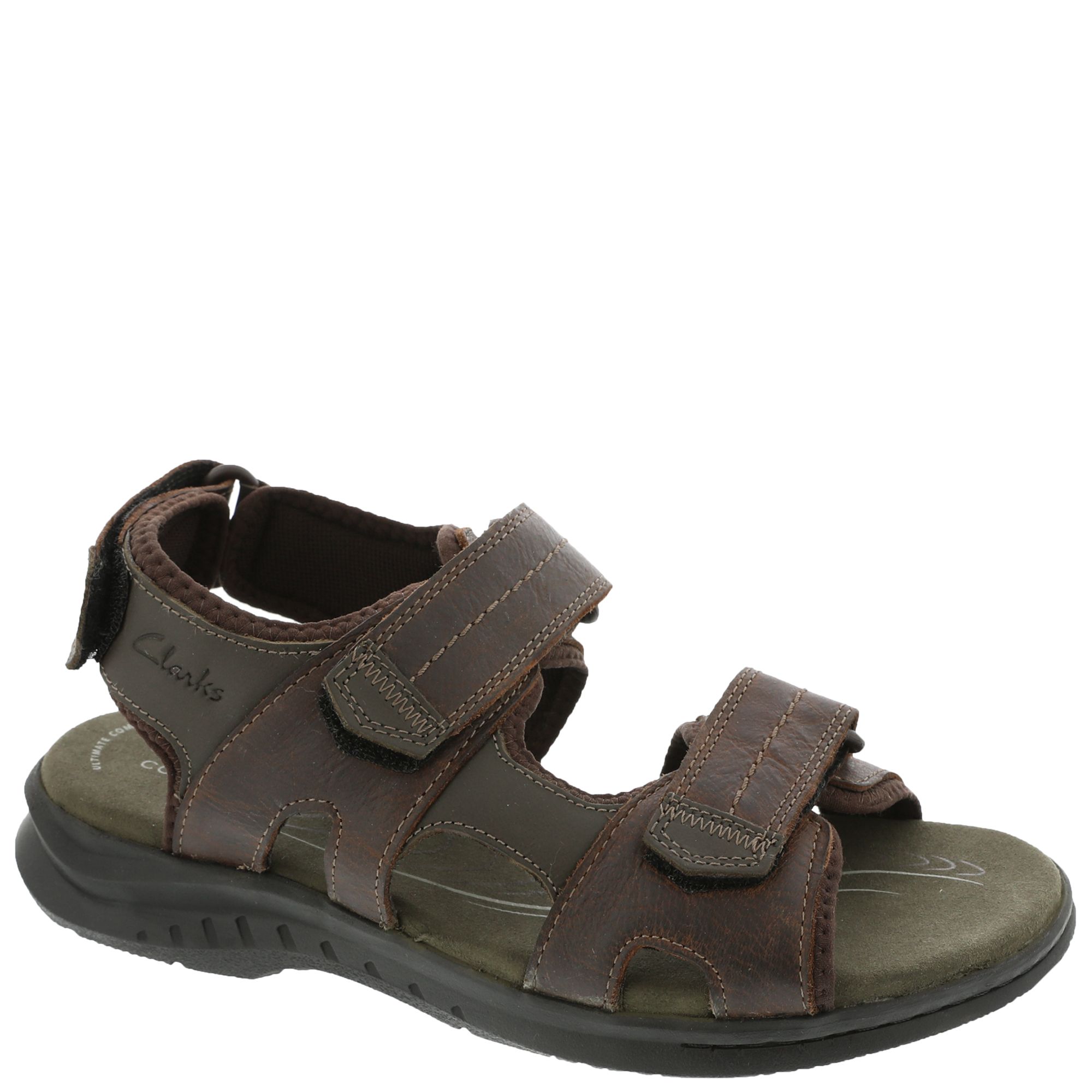 Sandales Clarks Fish Walkford Pour Homme - Cuir Souple Et Confortable