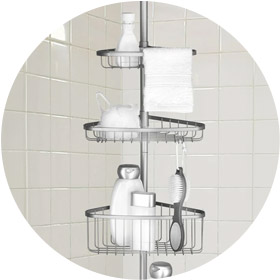 Bath Accessories + Storage