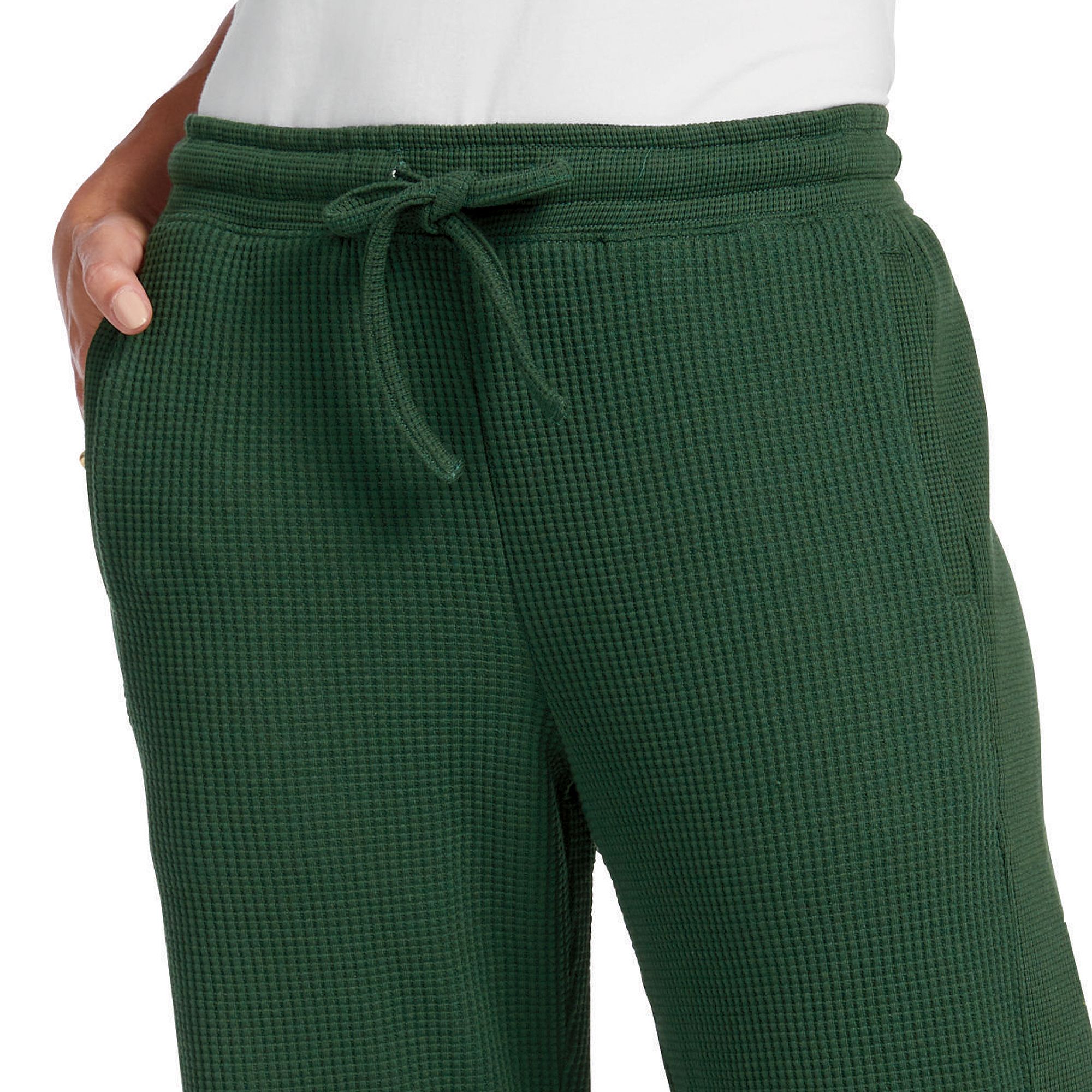 Masseys® Waffle Knit Wide Leg Pant | Masseys