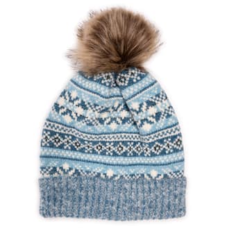 NWOT Free People Tide Stripe Knit Pom Beanie Navy Free People | Accessories | Free People Tide Stripe Knit Pom  main image 2